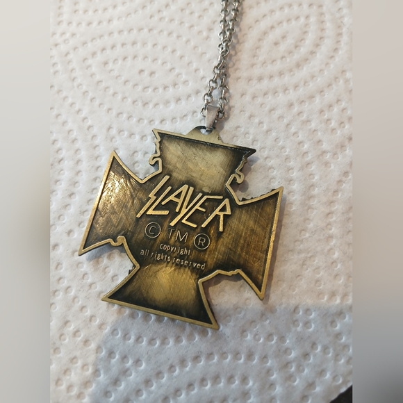 Slayer Band Necklace Metal Music Accessories Pendant - Picture 3 of 7